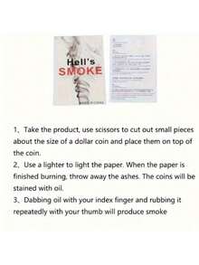 10/20PCS Magic Stunts, Fingers, Smoke Props, April Fool's Day Trick Toys, Magic Props, Bringing Joy To The Stage Family Fantasy Show, Paper Materials, Novelty Party Supplies And Small Gifts