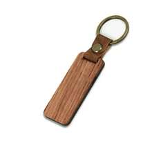 1pc Wooden Keychain Customized Texts Laser Engrave Name Numbers Keyring Gifts For Christmas Day - Multicolor - View 12