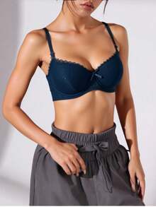 Brasier Set 6 Piezas Dama mujer joven Copa Completa Sujetadores Busto Copa B Suave Diseño Casual 6 Colores Radiantes - Multicolor - Ver 3