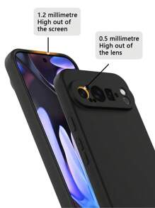3pcs Black Shockproof Case, Suitable For Series, Phone Black Shockproof Case. Phone Case, Phone Protective Cover, Phone Shell, Phone Cover, Shockproof Phone Case, Black Phone Case, Minimalist Phone Case, Solid Color Phone Case, Black Phone Case, TPU Shockproof Phone Case (Military-Grade Protection)