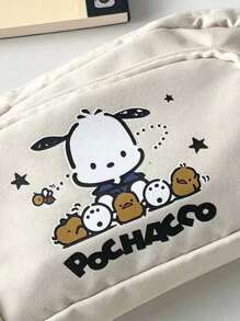 Sanrio 1 Pezzo Astuccio per penne Pochacco anime kawaii, custodia per matite simpatica cartone animato, scatola per cancelleria per studenti, borsa di grande capacità per cosmetici e articoli da regalo per il ritorno a scuola (alcune parti possono essere casuali), astuccio per matite, borsa per la scuola