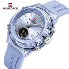 NAVIFORCE NAVIFORCE Playful Multi-Function Sporty Seiko Movement Quartz Watch - 50m Waterproof-Date & LED Backlight, With Seiko Battery - Elegant Stainless Steel Wristwatch For Gifts (Birthday/Valentine/Christmas)