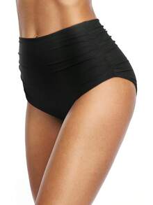 Holipick Women High Waisted Bikini Bottom Full Coverage Bikini Bottom Tummy Control Swim Bottom Halloween Christmas New Year