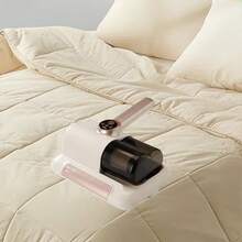 A Rechargeable Handheld Bed Duster, Super Suction, Washable Filter, 36V USB Power Supply, Cordless Mattress Cleaner, Deep Clean Bed, Sofa, Pet Hair, Carpet - Màu Khaki - Xem 3
