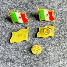 2 件来自世界各地的国旗胸针、波浪树脂国旗徽章、金属奖章胸针 - 彩色 - 查看 46