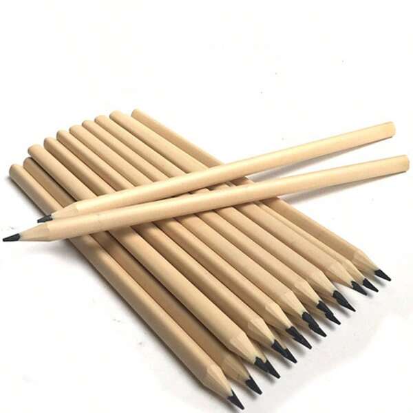 12pcs Classic Pure Wood Pencil Sketch Pen, Student Prizes Learning Stationery Rubber Pencil, School HB Pencil, Office Supplies, School Supplies, Back To School Gifts, School Office Stationery, Student Stationery