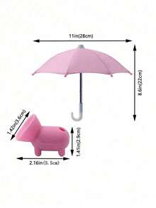 Umbrelă de soare pentru telefon mobil din 2 piese, parasolar pentru telefon cu protecție UV - suport universal reglabil, cu ventuză drăguță în formă de porc, parasolar anti-orbire pentru exterior, necesar pentru călătorii - Multicolor - Vizualizare 7