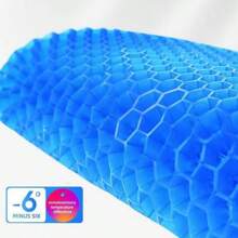 Summer Cool Breathable Cushion, Pressure Relief Honeycomb Design Cushion, Gel Seat Pad For Office Chair, Wheelchair, Car, Breathable Seat Pad, Suitable For Summer