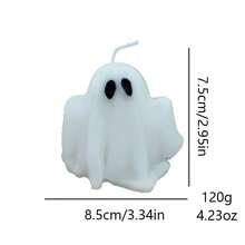 1 Stück, 17 Formen Halloween Geist duftende Kerze, Heimdekoration, Feiertagsgeschenk, Badezimmer Duft