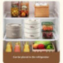 304 Stainless Steel Portable Thermal Lunch Box With Large Capacity Bag Multilayer Bento Box  Food C - Cà phê nâu - Xem 7