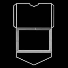Metallstanzen, Umschlag-Schneidwerkzeug-Form, aus Kohlenstoffstahl für DIY Papierhandwerk, Grußkarten, Prägung, Heimdekoration-Projekte