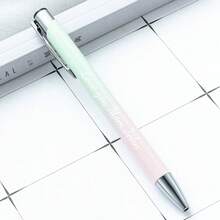 Customized Gradient Ballpoint Pen, Personalized Gradient Ballpoint Pen, Retractable, Back To School, Suitable For School, Students, Nurse Notes, Whiteboards, Office Supplies, Holiday Gifts - Gradient Ballpoint Pen - View 5