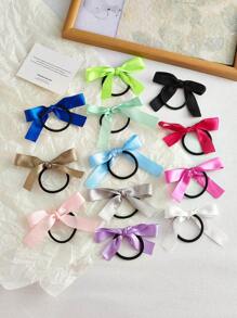Bow Hair Accessories,Versatile Hair Accessories - Hair Ties, Hair Ties, Ribbons, Bows For Pigtails, Simple & Elegant, New Korean Style Hair Decorations, Suitable For Formal Occasions, Women & Girls, Gift & Photography Props, Hair Bobble, Hair Tie ,Hair Accessories, Ponytail Holders, Hair Elastics, Hair Rubber Bands