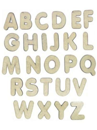 6 Alfabetos E Numeros Mdf Madeira 5cm 216 Letras E Numeros