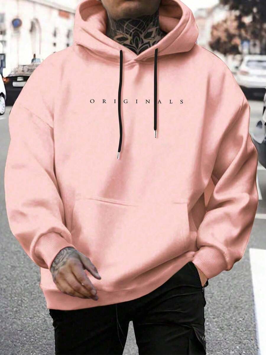 Originals Men's Flannel Sweatshirt Top - Rosa - Ver 1