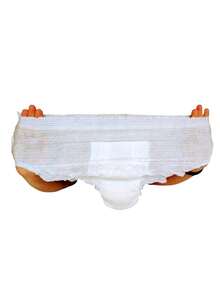 CALZON ADULTO AMERICANO PAQUETE 100 PIEZAS TALLA MEDIANO - Blanco - Ver 2