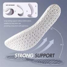 Semelle interne anti-odeur de sport sans fatigue prolongée à la maugréenne pour hommes et femmes, absorbant la transpiration, respirante, semelle interne ultra douce et amortissante
