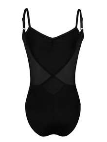 Daydance Áo liền quần không tay hở lưng gợi cảm, chất liệu nylon dành cho người lớn và trẻ em, nên đặt mua lớn hơn một size. - màu đen - Xem 5