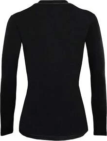 Women's Under Scrub Tee Crew Neck Long Sleeve-Shirt - Z-2pk-blk/Tnb - 查看 2