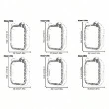 1pc Cartoon Pattern Shiny Cute Cat Ears Watch Case For Watch Case With Tempered Glass Screen Protector