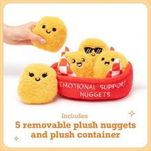 Nuggets de Pollo de Apoyo Emocional por Relatable, Peluche y Juguetes de Peluche, Juguetes esponjosos y Peluches, Grandes Ideas de Regalo para Seres Queridos de Todas Las Edades, Incluye 5 Peluches - Pepitas - Ver 8