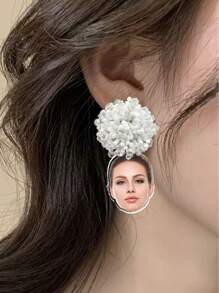 1pc Custom Face Earrings, Fiance Earring, Engaged, Bachelorette Party, Bachelorette Weekend, Gifts For Him, Bachelorette Jewelry, Bridal Jewelry,Maid Of Honor Gift, Groom Earrings,Personalized Gifts, Holiday Decorations