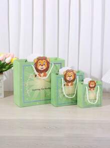 1pc Cartoon Handheld Packaging Paper Gift Bag Gift Bag Packaging Bag