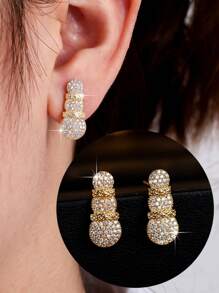3 Stücke/Set Neue kreative, einzigartige Ohrringe/Halskette für Frauen, minimalistisches Design, vielseitiger Schmuck, tolles Geschenk zum Frauentag