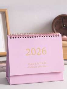 1 件 2026 年简约英文版日历、桌面记事本装饰、返校、学校用品 - 均碼 - 查看 17