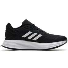Adidas 女鞋跑步鞋DURAMO 10輕盈透氣日常戶外低筒繫帶運動鞋KJ4018 - 黑色 - 查看 2