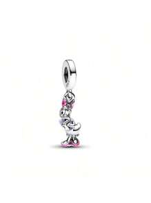 Disney 1 pieza de colgante de plata de ley 925 con cuenta-colgante, adecuado para pulsera DIY original, regalo de joyería de moda para compromiso y cumpleaños de mujer, modelo muy vendido