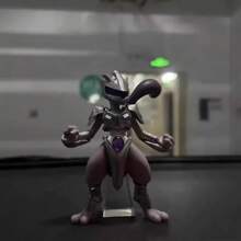 pokemon 11cm Pokemon Figure Mewtwo Anime Figure Steel Mewtwo Cool Figurine Pvc Statue Model Decorations Gifts Collection