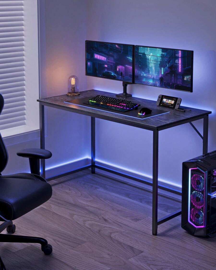 Office Desk - Black - View 1