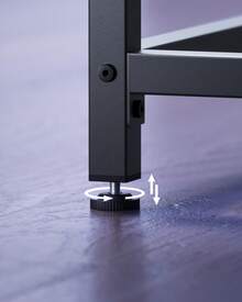 Office Desk - Black - View 4