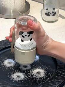 1/2 Peças Pacote de Adesivos Aleatórios Fofos, Potes de Sal com Quantidade, Garrafas de Tempero, Garrafas de Tempero à Prova de Umidade para Cozinha, Garrafas de Tempero Herméticas à Prova de Umidade para Uso Doméstico