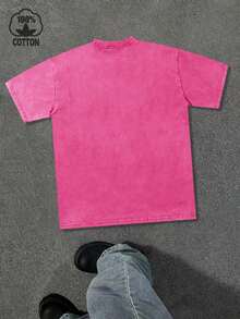 Coors Mountain Logo Men's TShirt, Banquet Beer Print, Premium Quality Print, Durable And Longlasting, Casual Fashion Style - Pink - View 3