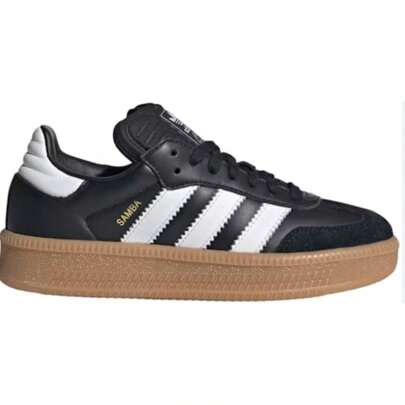 Adidas Zapatillas de cuña versátiles, casuales y sencillas estilo SAMBA XLG J Fashion