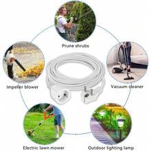 CILIA 1pc Schuko Extension Cord With 1 Socket (3m/5m/10m) - PVC - EU Power Cable - View 2