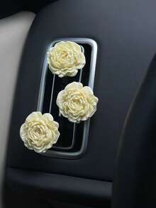 汽车香水香薰牡丹花香氛石车内空调车内出风口摆件高档装饰品 Price: $11.36