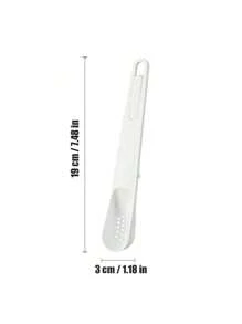 1 pièce Passoire en plastique multifonctionnelle, petite passoire portable pour boîte de conserve, passoire de cuisine et fourchette en un seul
