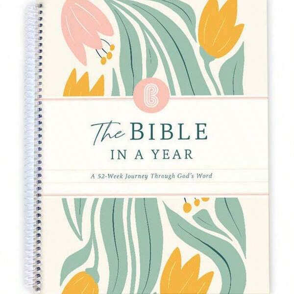 The Bible In A Year: A 52-Week Study Planner School Supplies,Back To School