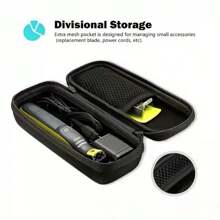 1pc Portable, Waterproof And Shockproof Travel Razor Storage, Razor Eva Storage Box Travel Essentials For Vacation Summer Holiday Back To School School Stuff Bag For School Wash Bag Travel
