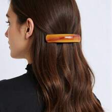 1 buc clemă de păr mare arcuită retro, accesoriu elegant pentru păr, clemă de păr plată, cleme de gheare, cleme pentru păr, agrafă de păr, gheare de păr