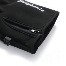 1 Paio di guanti ciclismo invernali, guanti da sci per esterni, imbottitura in pile caldi e spessi, compatibili con touchscreen, antifreddo per uso casual quotidiano, unisex