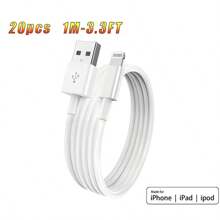 IPhone Charger Cable, Apple Lightning To USB Cable Cord, 2.4A Fast Charging Apple Phone Long Chargers Compatible With Iphone 14/13/12/11/11Pro/11Max/ X/XS/XR/XS Max/8/7/6/5S/SE (3.3ft,6.6ft)
