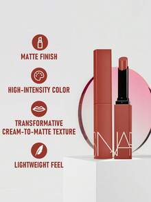 Nars Powermatte 霧面唇膏 106 Dark Star (焦糖棕) 1.5g/0.05 Oz | 霧面妝效 | 持久顯色 | 一抹上色 | 全天舒適 | 防暈染 | 高飽和度 | 奶油轉霧面質地 | 輕盈 - 106 DARK STAR - 查看 3