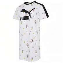 Puma Vestido floral AOP Vestido deportivo estampado transpirable de entrenamiento casual para mujer - Blanco - Ver 1