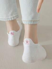 5 pares de calcetines versátiles para mujeres transpirables y que absorben la humedad, envío aleatorio