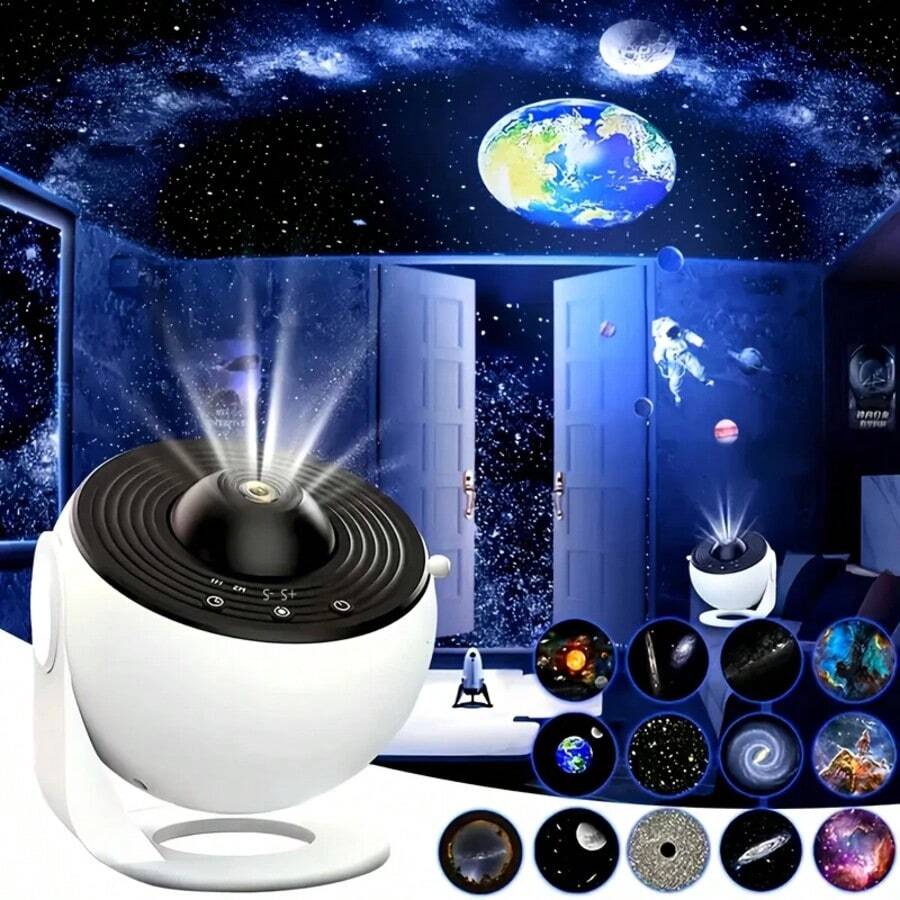 GHUSTAR 13-In-1 Galaxy Projector With 13 Film Discs – Planetarium Star Projector, Starry Night Light, Nebula/Celestial Galaxy Projector, Perfect For Bedroom Decor