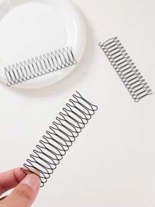 4 Stücke Mädchen Clips für verborgenen Pony, Mini Haarklammern Haarbürsten Accessoires für Pony & Flugsträhnchen, geeignet für den täglichen Gebrauch